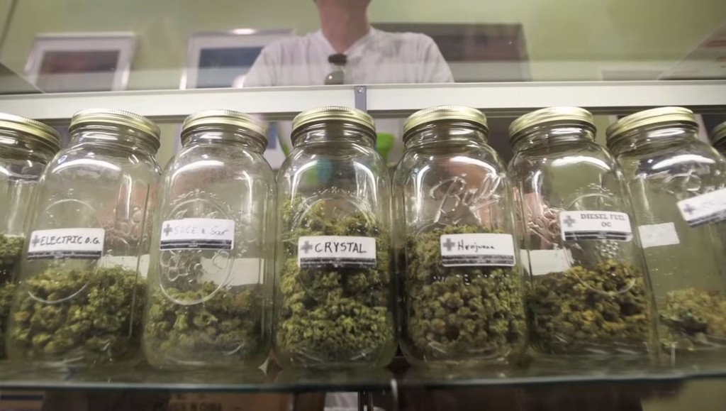 foto van diverse medische marijuana